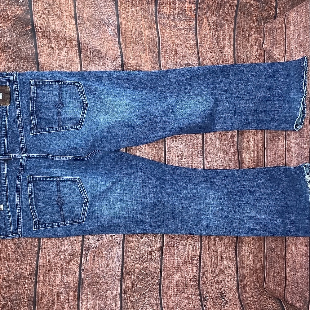 Joseph Abboud Blue Jeans with Distressed Details Size 38x30 Slim Fit AQ-1150 - Picture 4 of 10